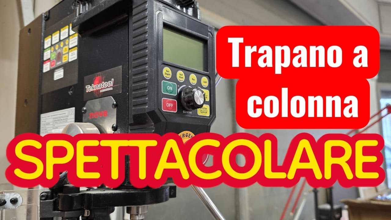 TRAPANO A COLONNA! Perché è necessario? Perché deve essere proprio un NOVA VIKING? #woodworking