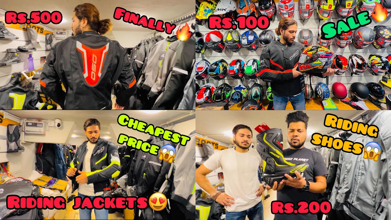 Cheapest riding gear market in delhi 😍 Karol Bagh 🔥 riding shoes ,jacket, gloves, helmet 🔥