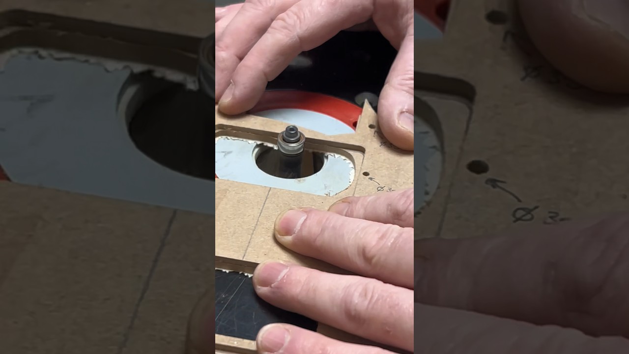 Making a template for a new pickguard #luthier #guitar #electricguitar #pickguard #template
