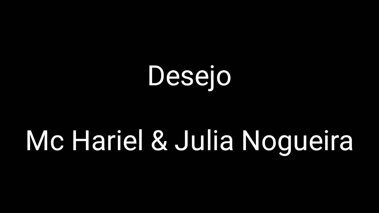Desejo (Letra)