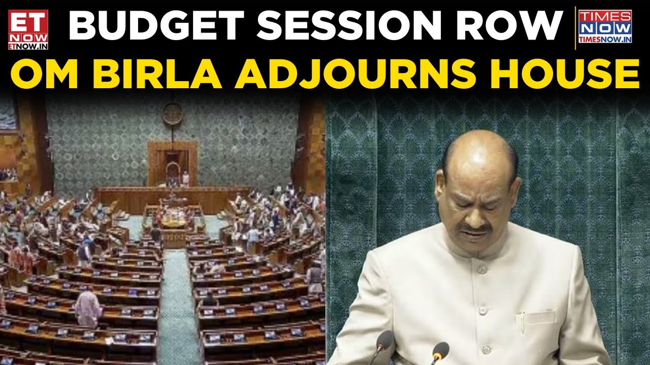 Parliament Uproar: Budget Session 2026 Disrupted, House Adjourned in 5 Minutes | Top News | ET Now
