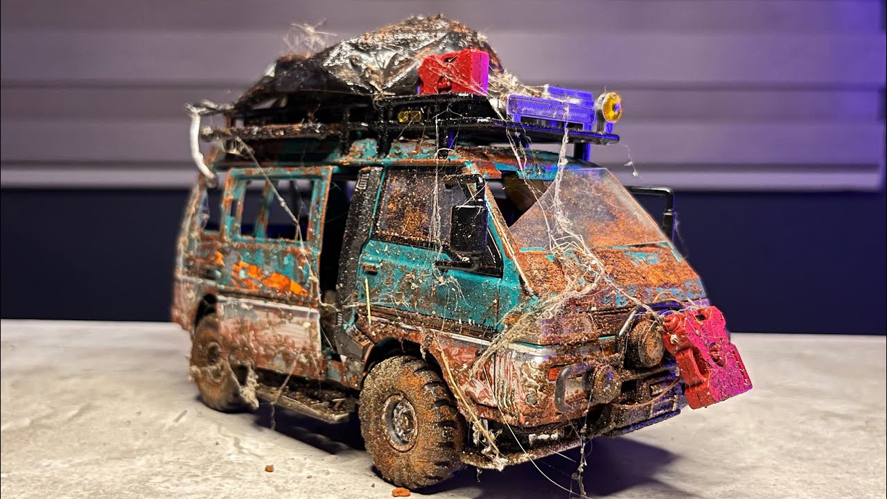 Barnfind Mitsubishi Toy Car Restoration - Abandoned & RUSTY!