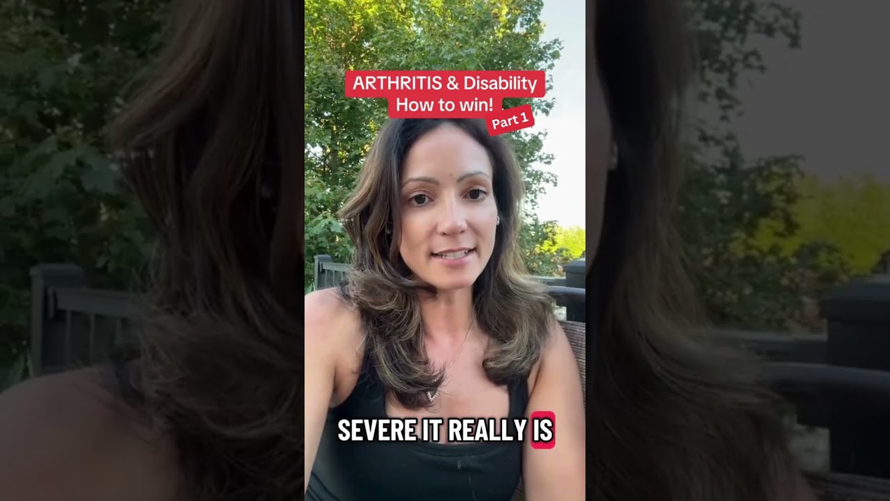 Arthritis & Disability - How to win! Part 1
