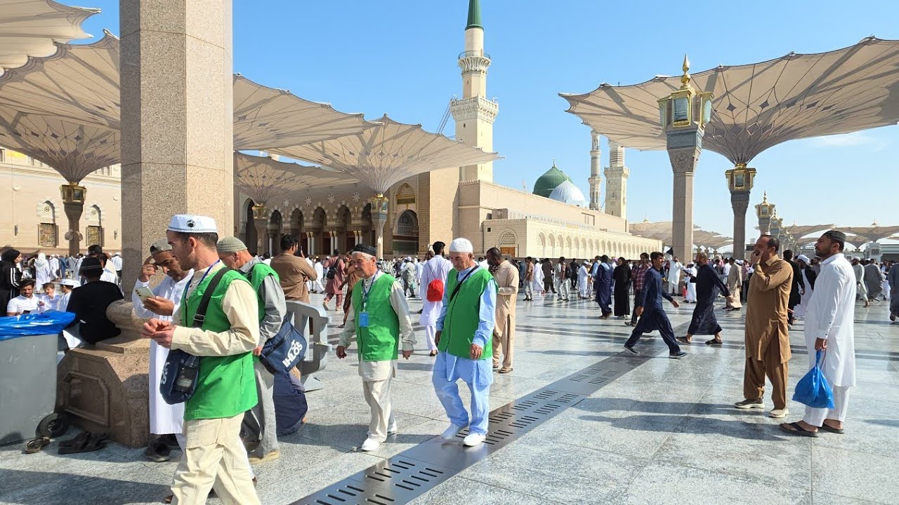 🔴Friday juma mubarak ✨️ masjide nabvi🕋 (ﷺ) full jiyarat video. Madina jiyarat amir ansari 