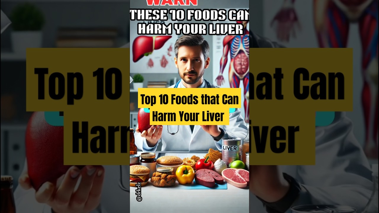 Top 10 Foods that Can Damage Your Liver! 