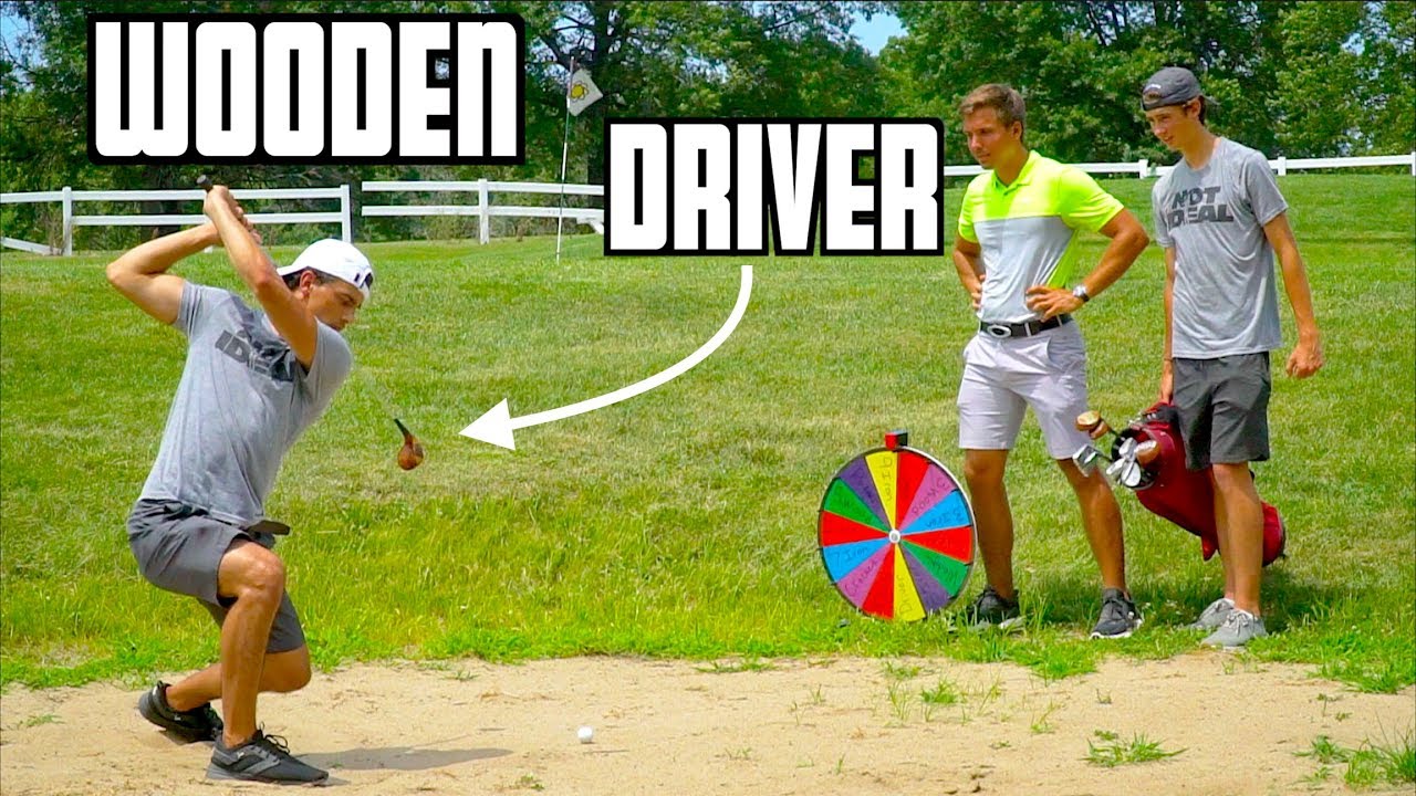 Random Wooden Golf Club Challenge | Wheel Of Not Ideal