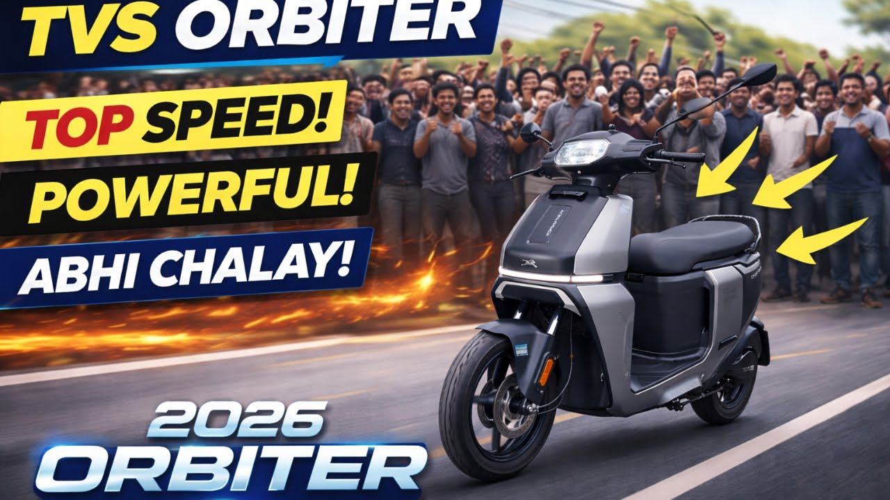 TVS Orbiter 2026 Real Review ⚡ Ride Quality, Braking & Performance