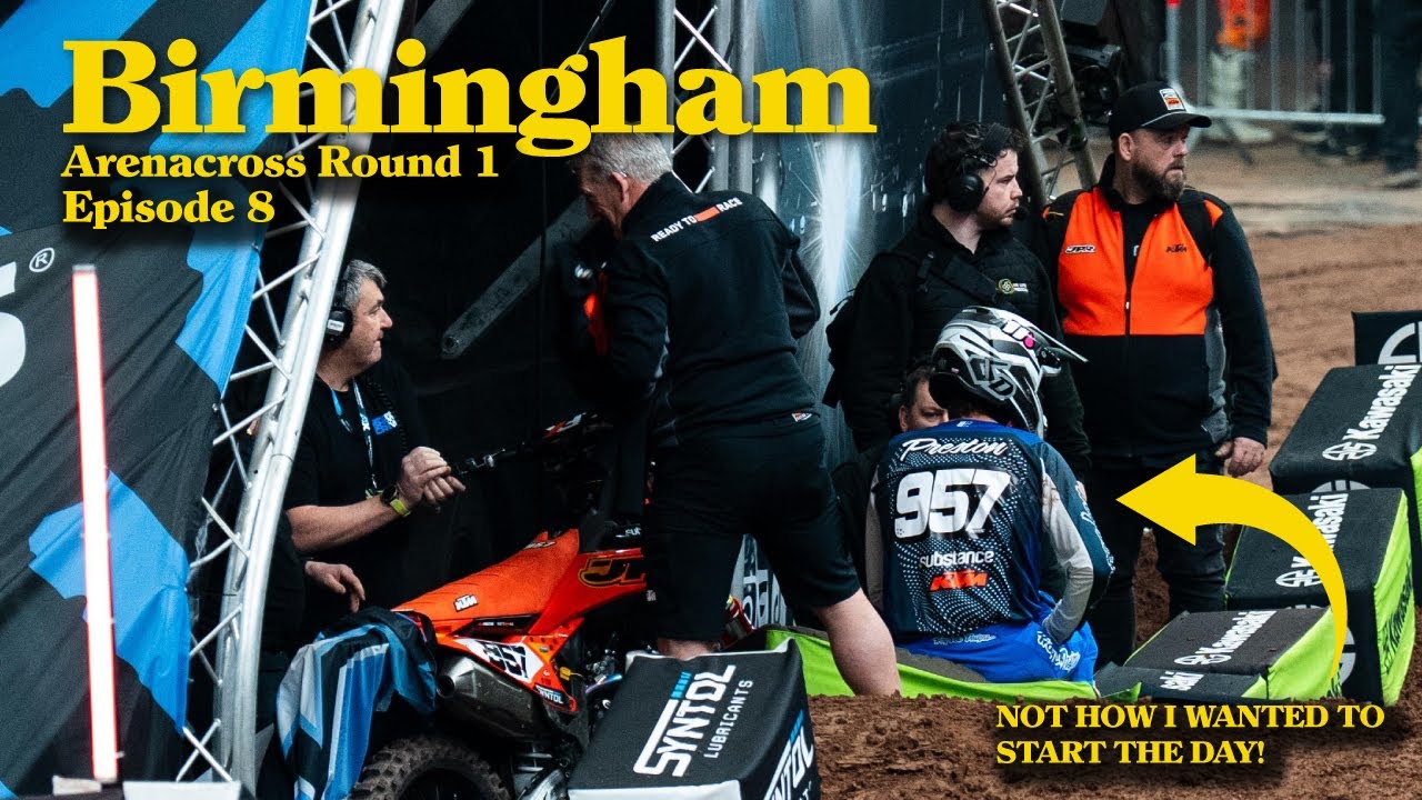 BIG CRASH AT ARENACROSS BIRMINGHAM AX 2026! JPR KTM