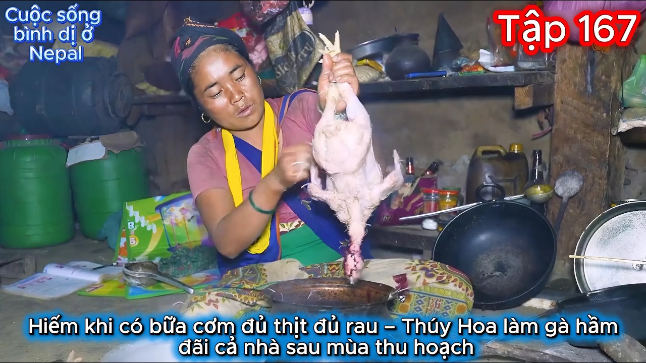 Thúy Hoa Tập 137 - Bữa Tối Muộn Của Thúy Hoa Sau Một Ngày Làm Đồng Vất Vả