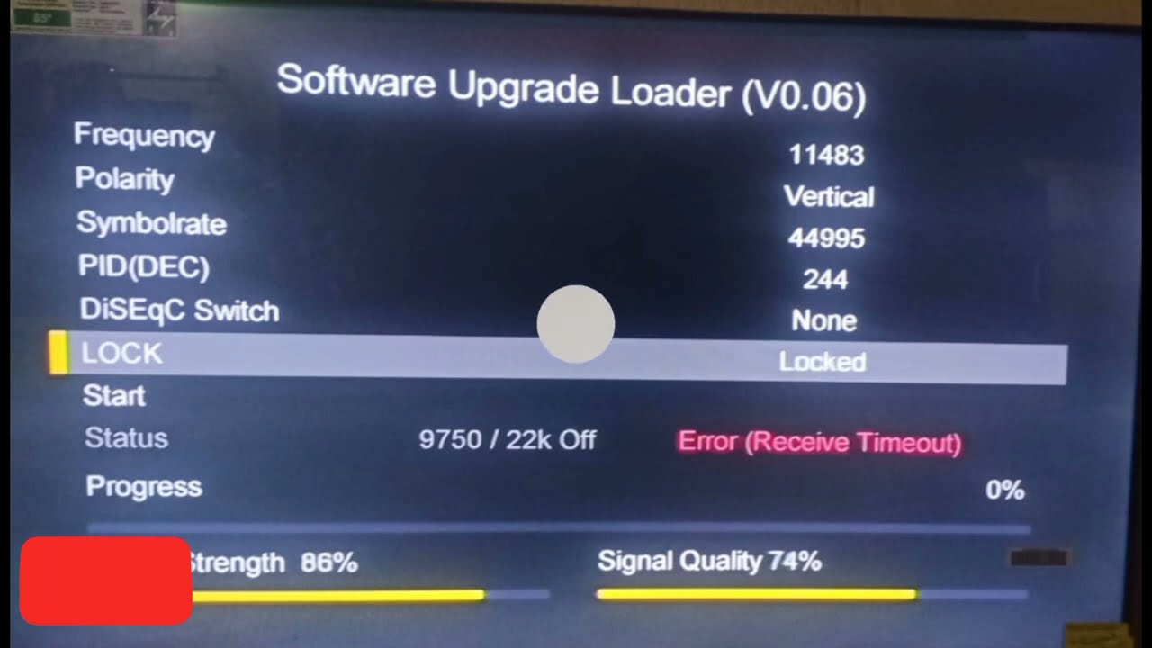Videocon d2h ke model 5008/4003 software relative problem solve