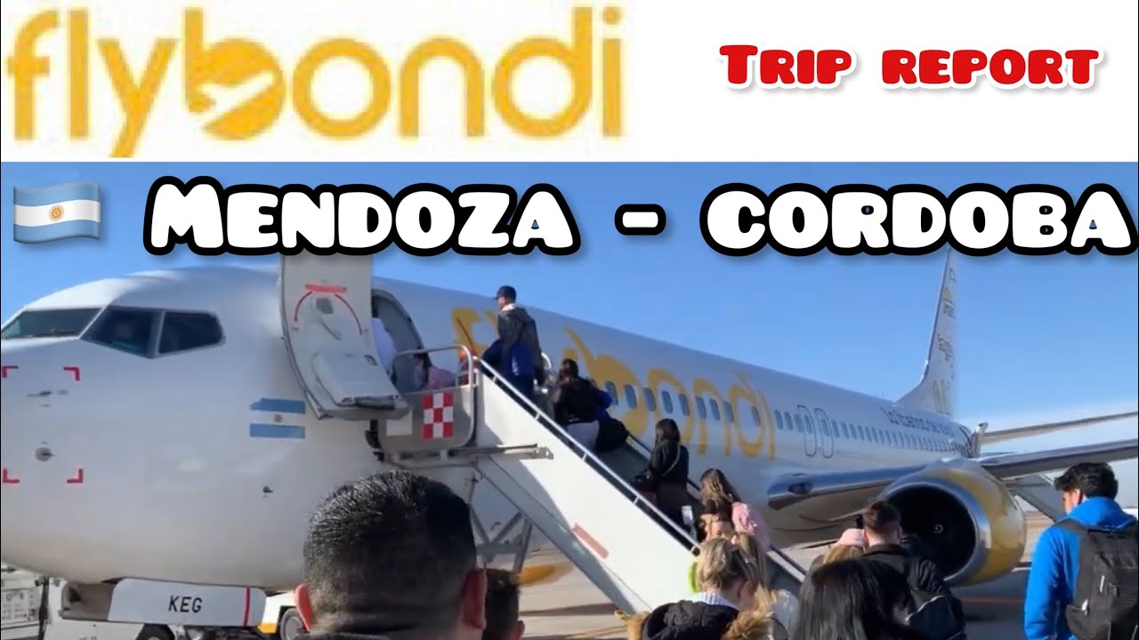 🇦🇷TRIP REPORT FLYBONDI Mendoza - Cordoba