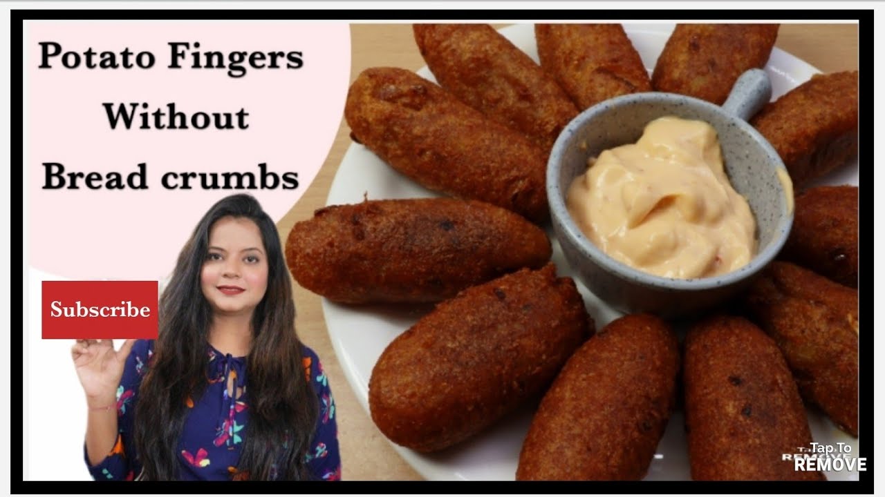 Potato Nuggets without Bread Crumbs || पोटैटो नगेट्स बनाये बिना ब्रेड क्रुम्प्स के || EASY Recipe !!