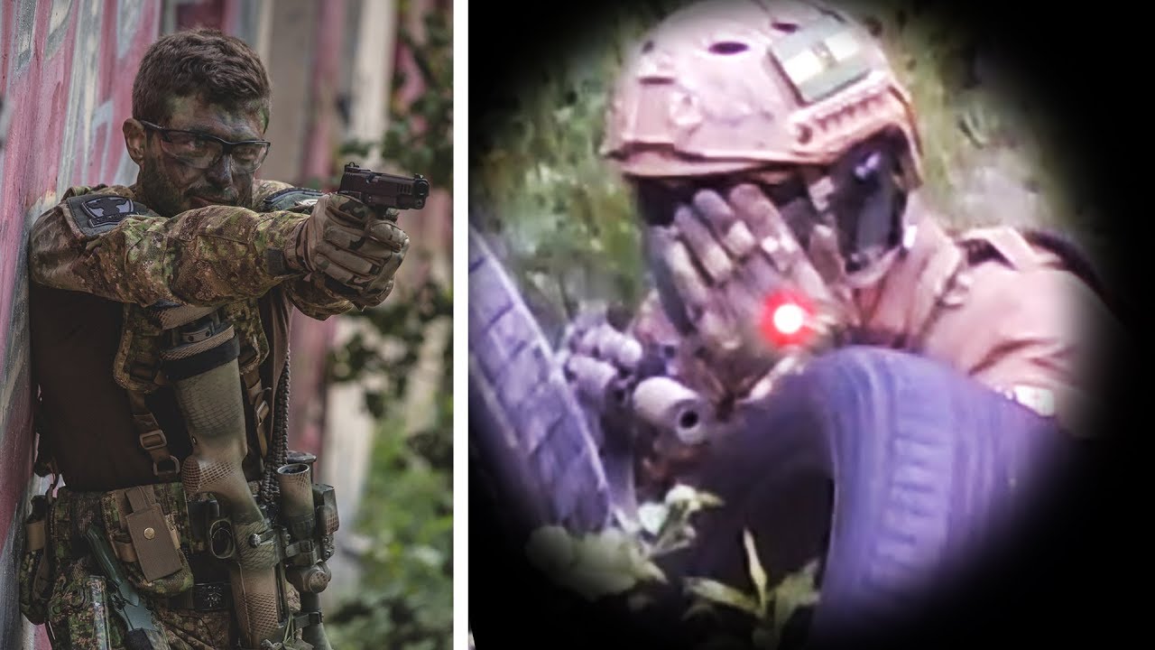 I almost SHOT his EYE OUT  - Airsoft Sniper Gameplay