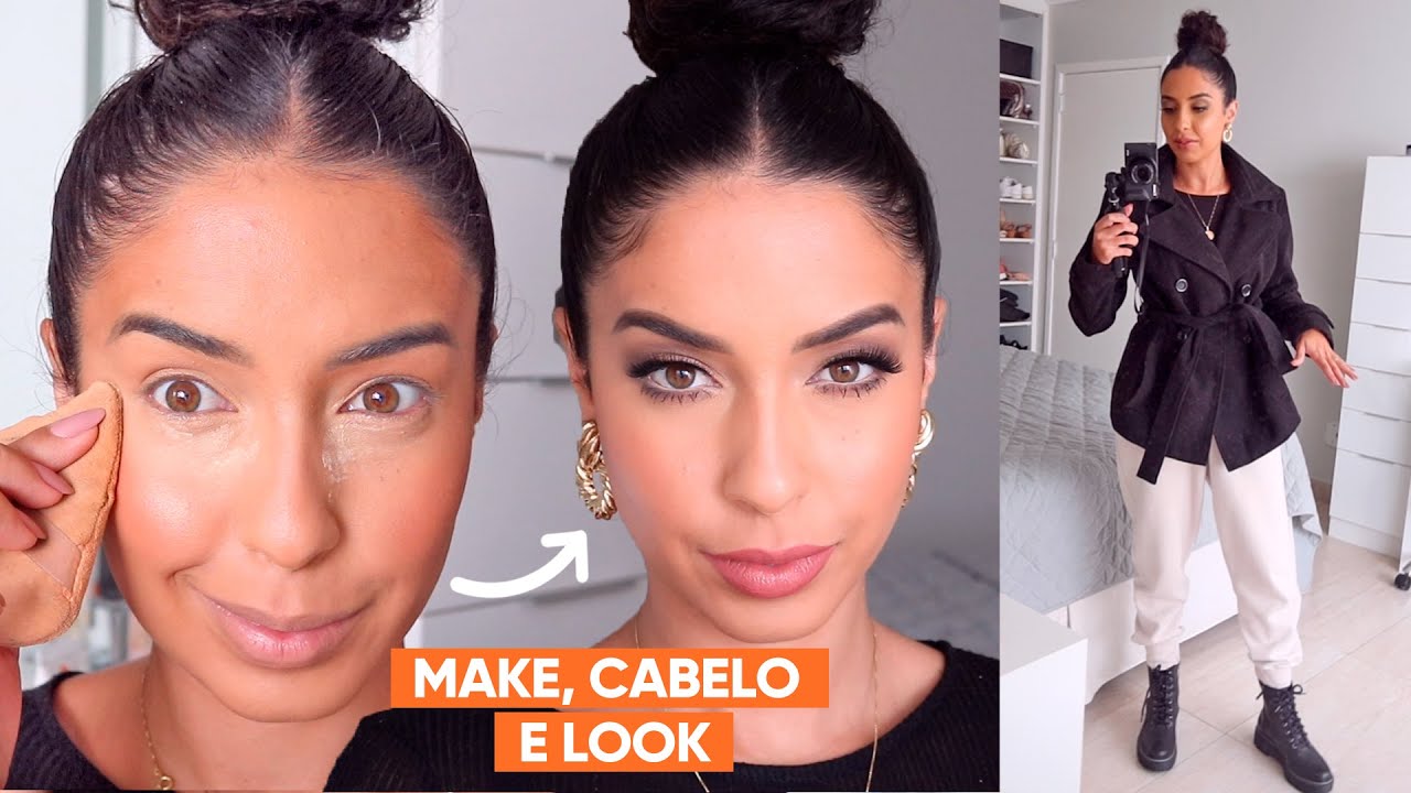 CABELO, MAKE E LOOK - ARRUME-SE COMIGO PRO INVERNO | JULIANA LOUISE