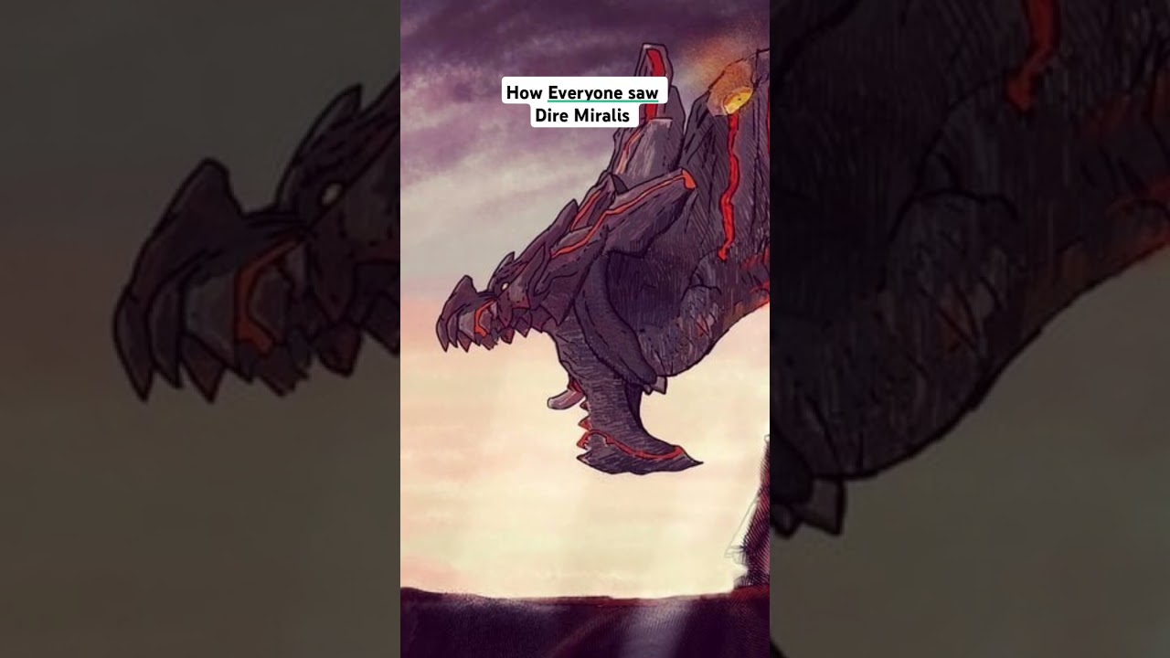 How Everyone Saw Dire Miralis #mhw #dragon #monsterhunterwilds