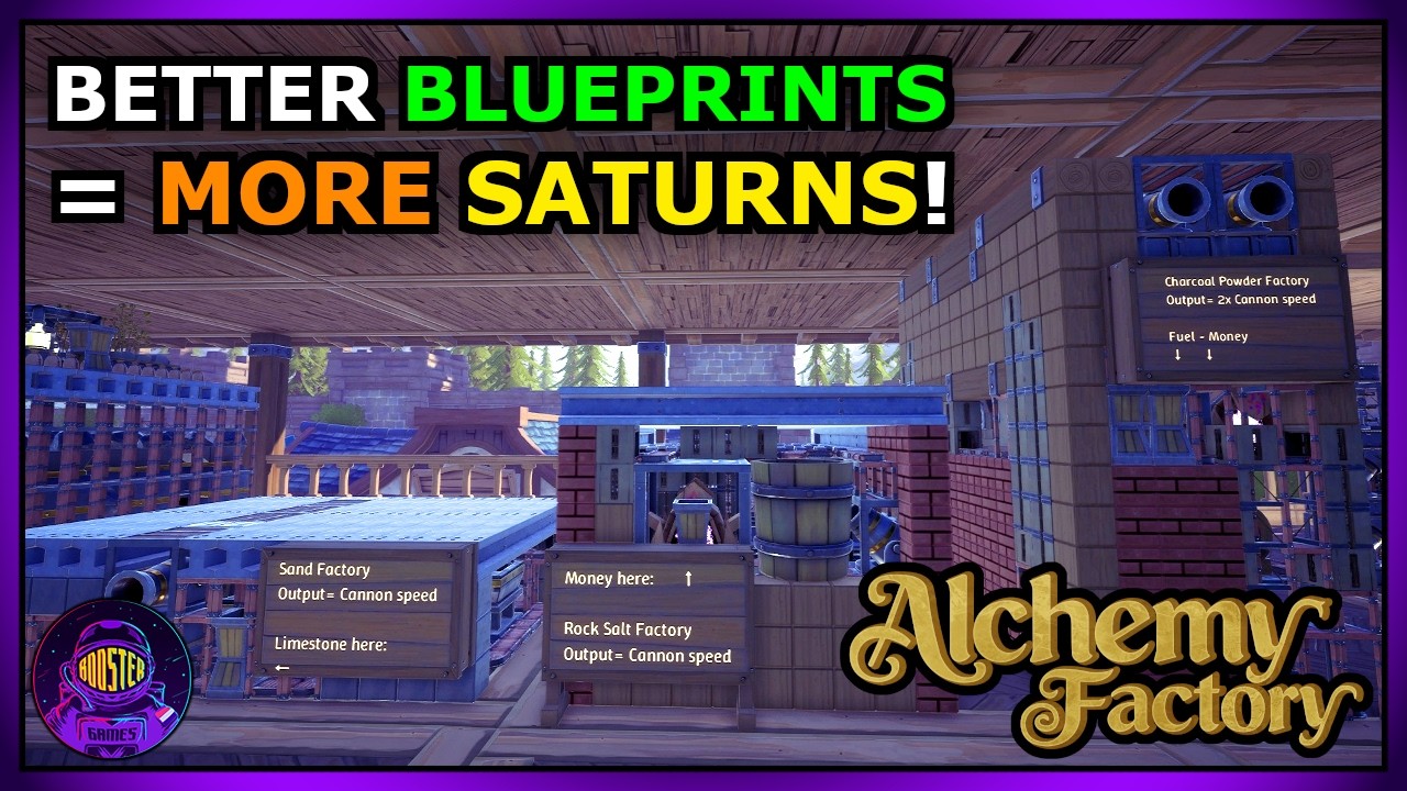 LIVE | Optimizing Saturn Production - Better Blueprints = Higher Output - Alchemy Factory Gameplay