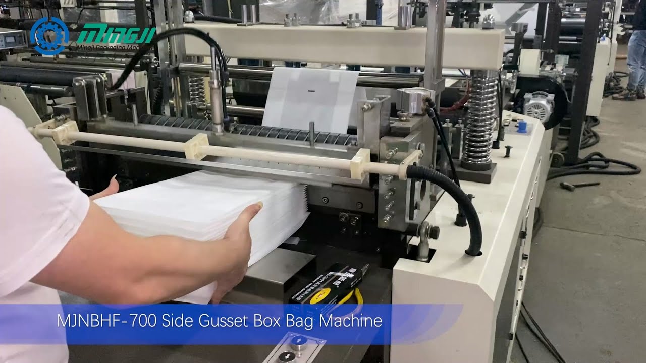 Newest Automatic Non-woven Side Gusset Bag Making Machine