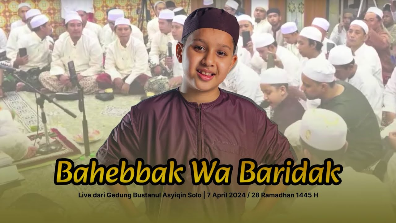 Melantunkan Bahebbak Wa Baridak Bersama Muhammad Hadi di Gedung Bustanul Asyikin Solo