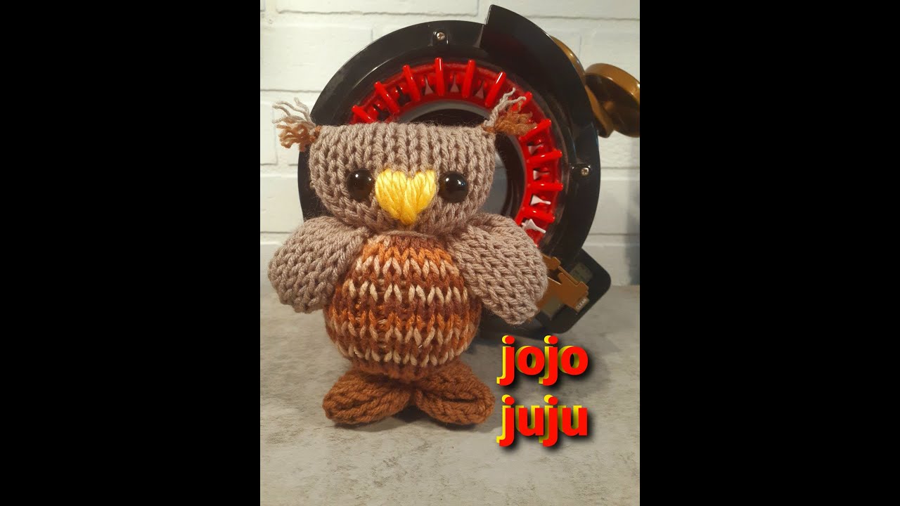 how to make a owl | knitting machine