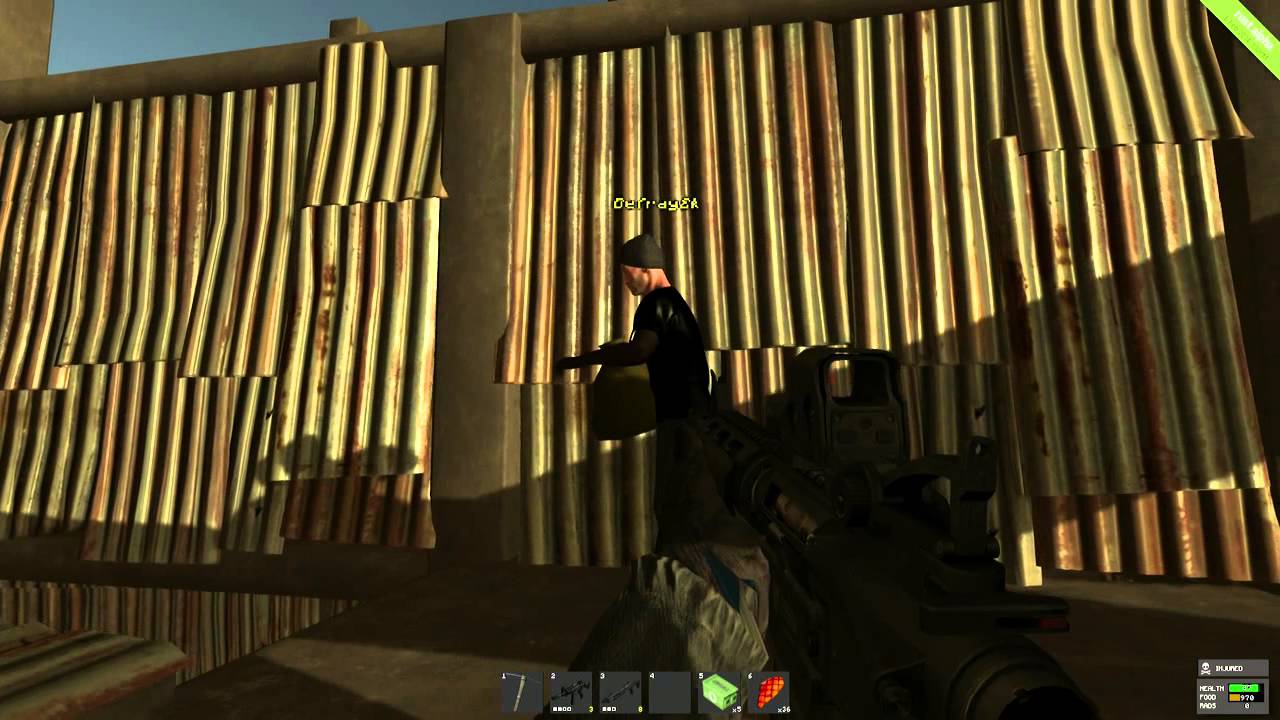 Rust raid HUGE loot room, metal base
