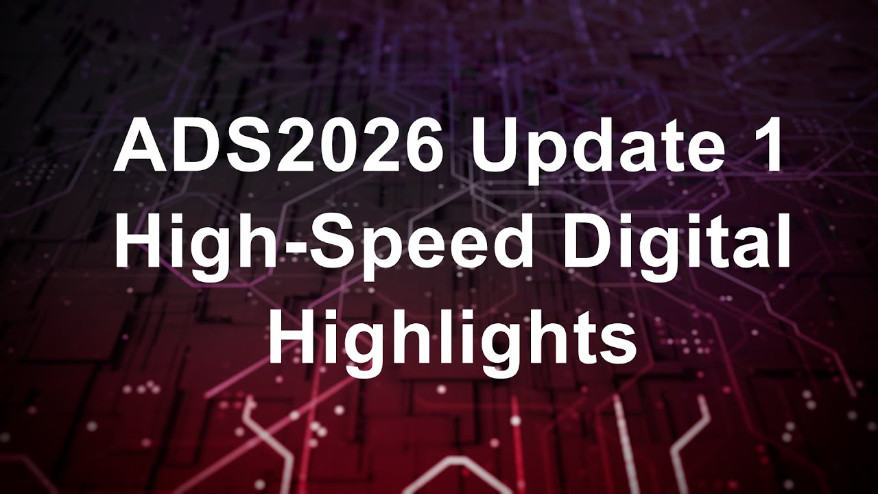 ADS2026 U1 High-Speed Digital Highlights