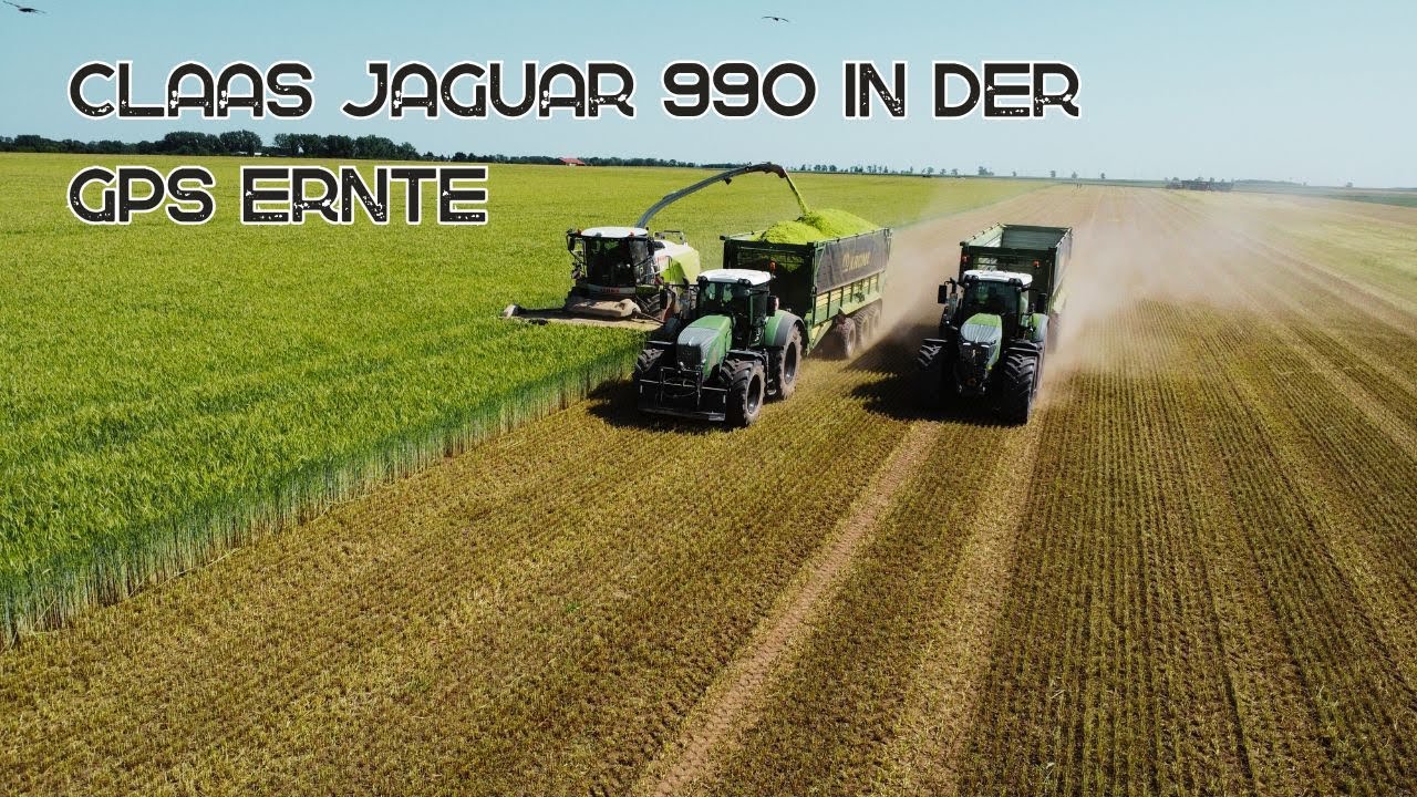 GPS Ernte 2025 mit Claas Jaguar 990