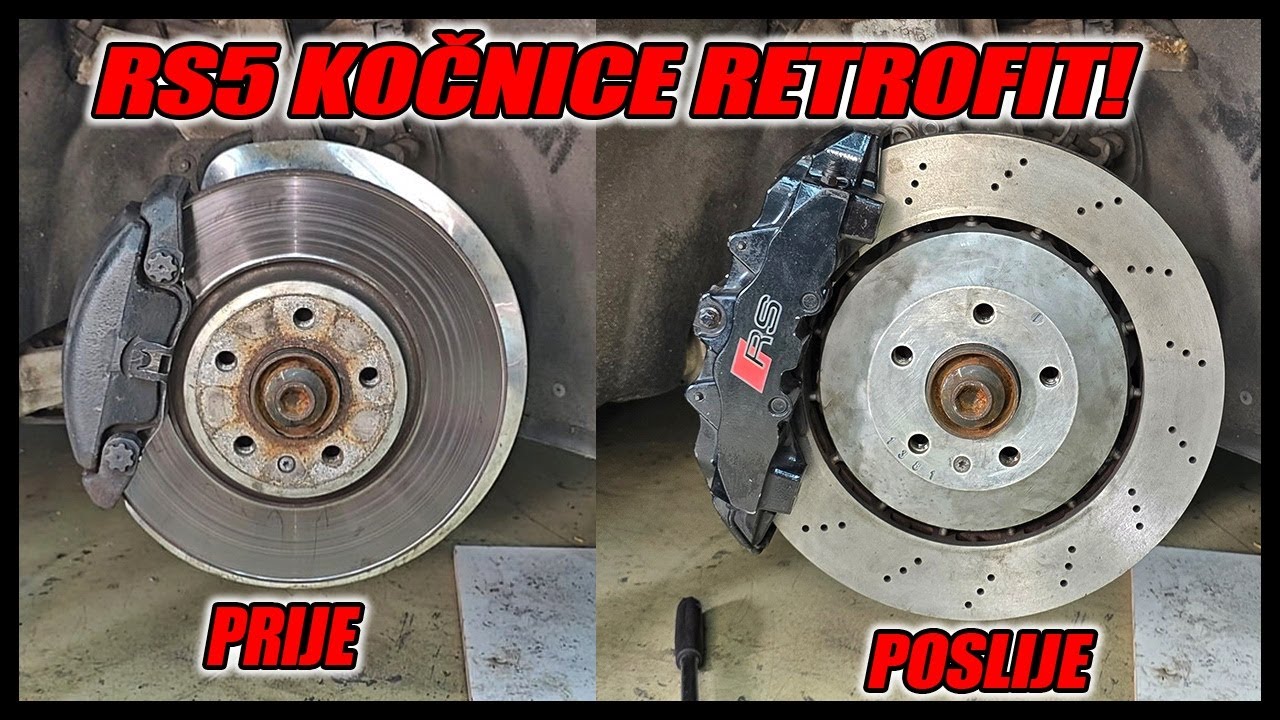 FINALNA NADOGRADNJA - RS5 KOČNICE NA A5 COUPE! HOĆE LI RADITI?!