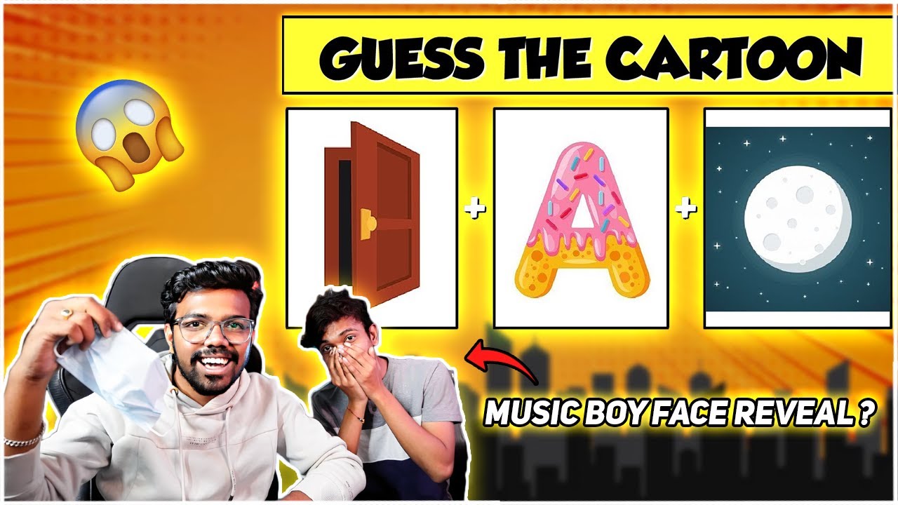 MUSIC BOY FACE REVEAL ? | Guess The Cartoon Challenge | in  Telugu