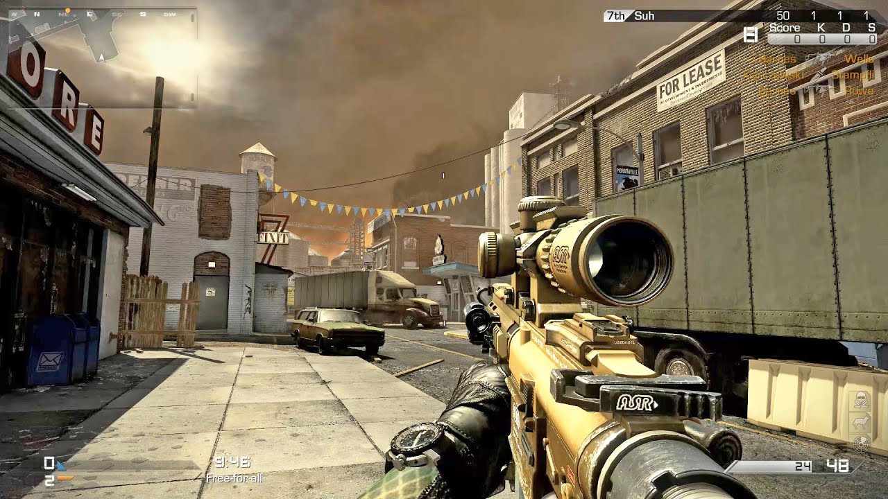 Call of Duty Ghost: MR-28 Gameplay - Warhawk Map