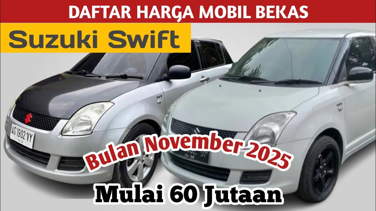 Harga mobil bekas Suzuki Swift, bulan November 2025