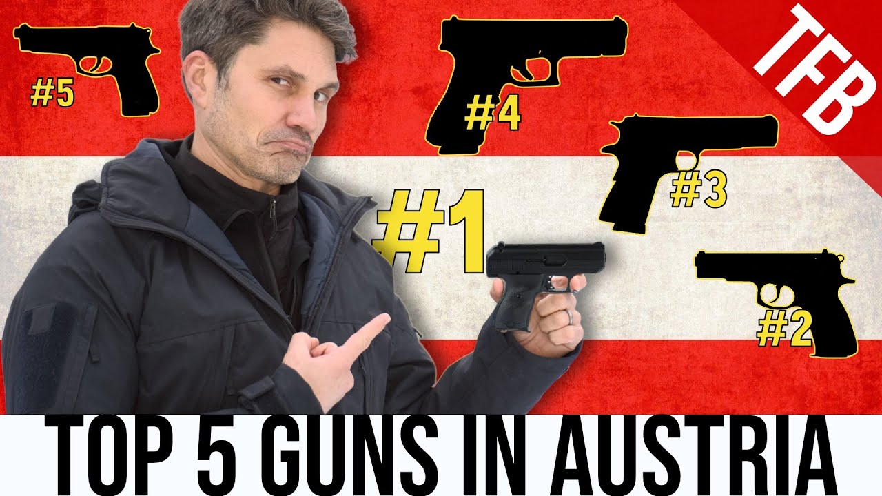 Пять самых продаваемых пистолетов в Австрии 2024 года: эксклюзивно в Austria Arms!