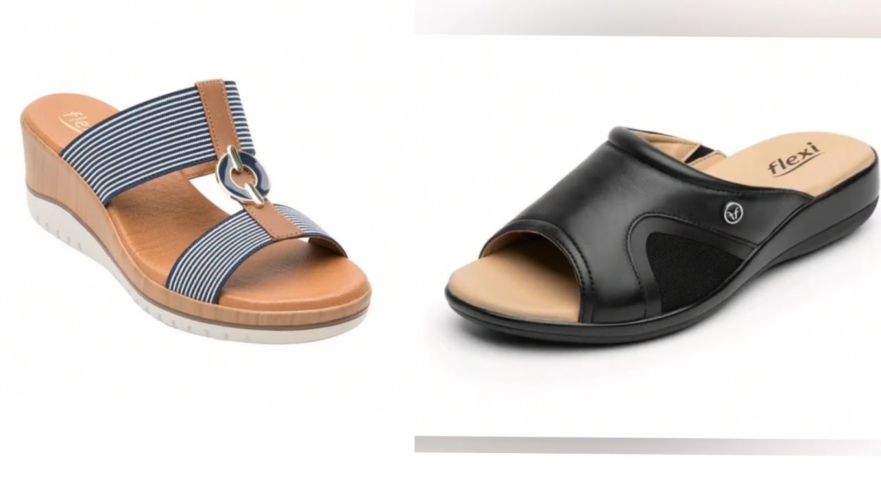 Sandalias flexi cómodas y CASUALES para DAMA /lindas ideas de sandalias flexi