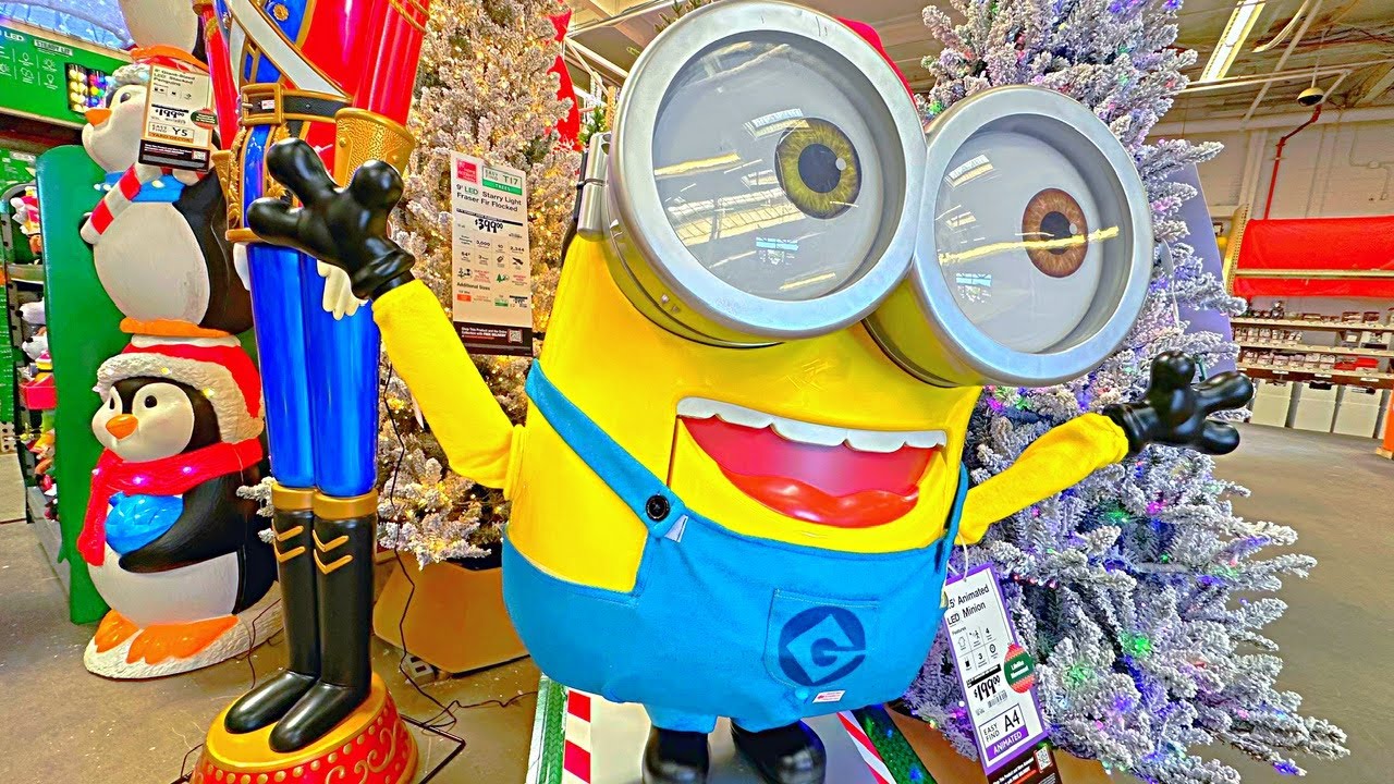 [NEW 2024] 4K Home Depot CHRISTMAS Decor - Store Walkthrough