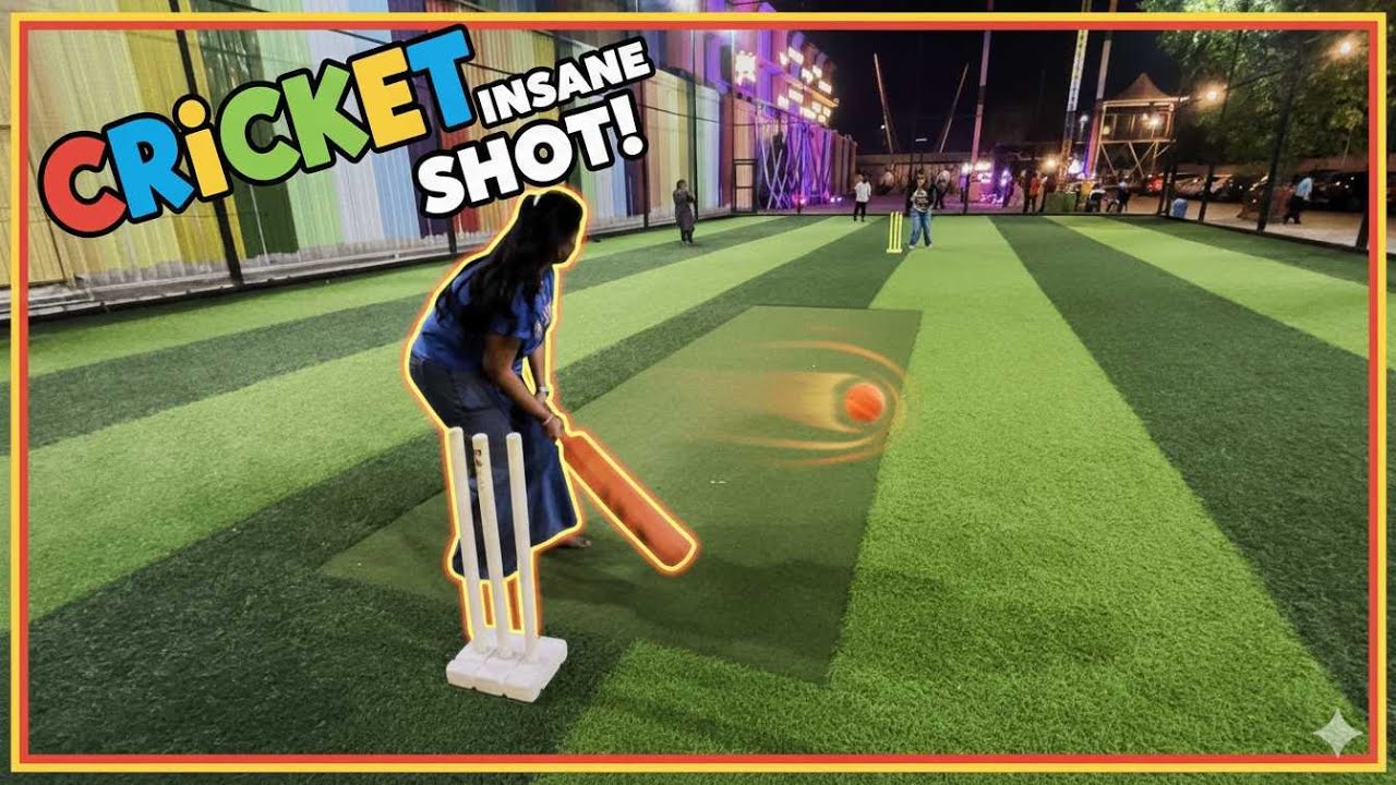 Playing Cricket Inside Xplore Amusement Park 🏏 | Fun Day Out Vlog
