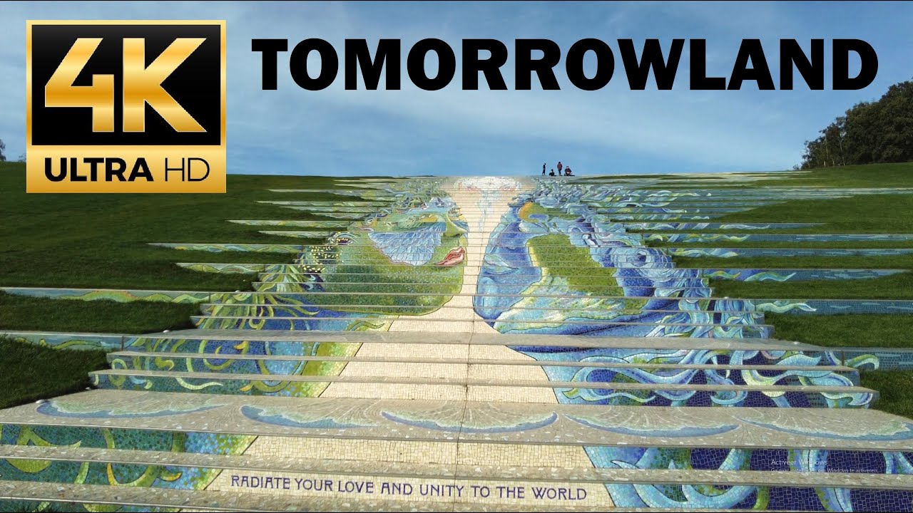 TOMORROWLAND - Walk tour empty 🇧🇪- 4K 2025 4K UHD