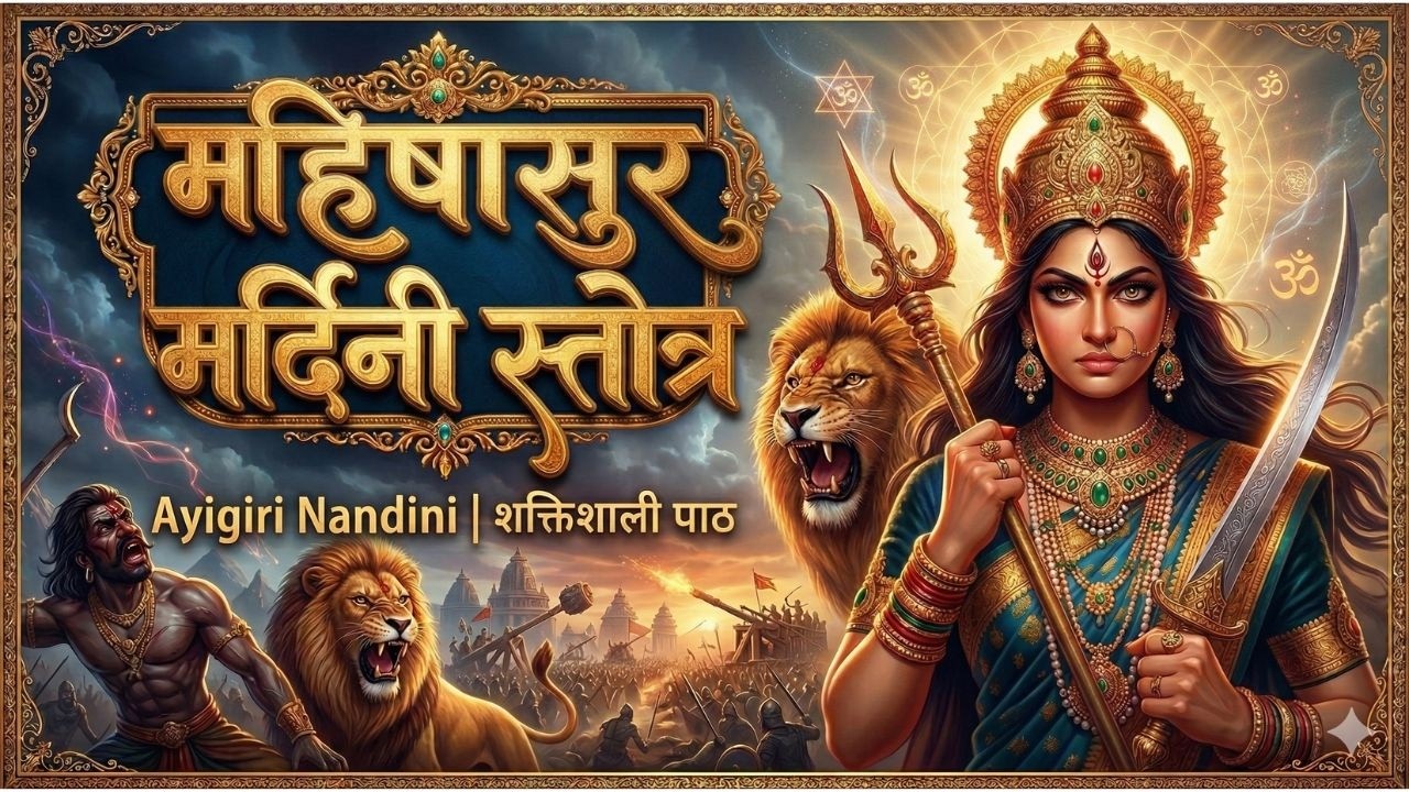 Aigiri Nandini – Mahishasura Mardini Stotram | Powerful Durga Stotra | Navratri Devi Bhajan