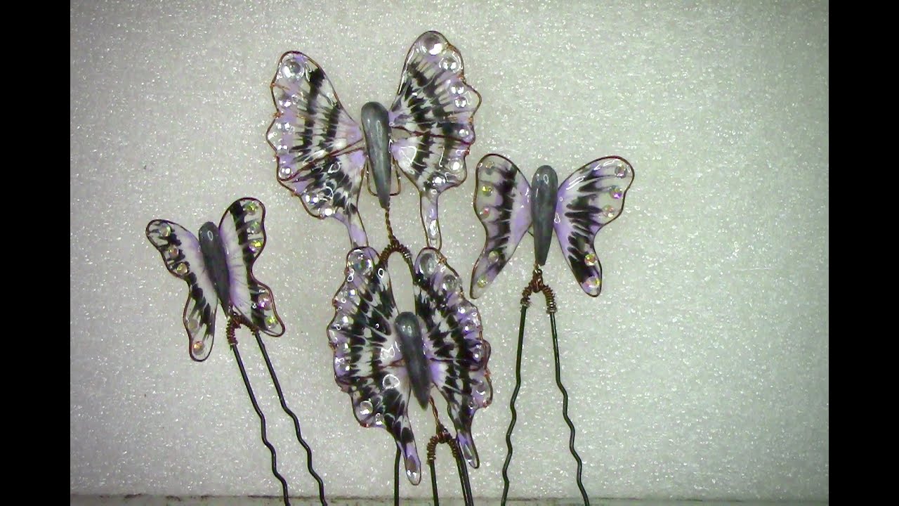 Mariposas de resina  *plástica*