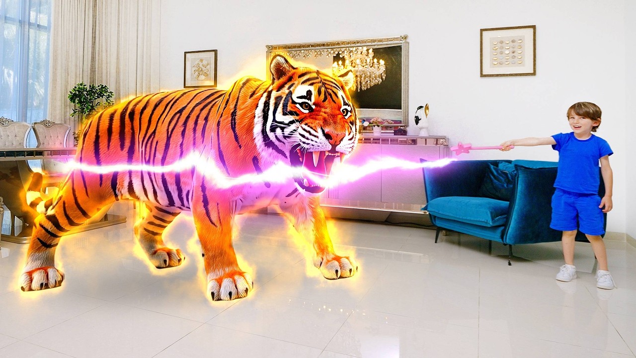¡Nuestra Casa Está Llena de Animales Salvajes!