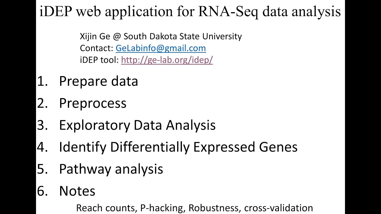 iDEP web application for RNA-Seq data analysis