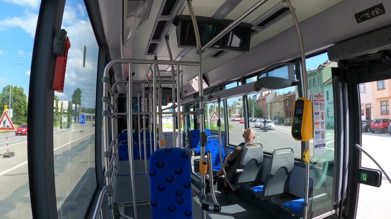 DPMB | jízda autobusem Iveco Crossway LE CITY 14.5M ev.č. 2743 na lince E76