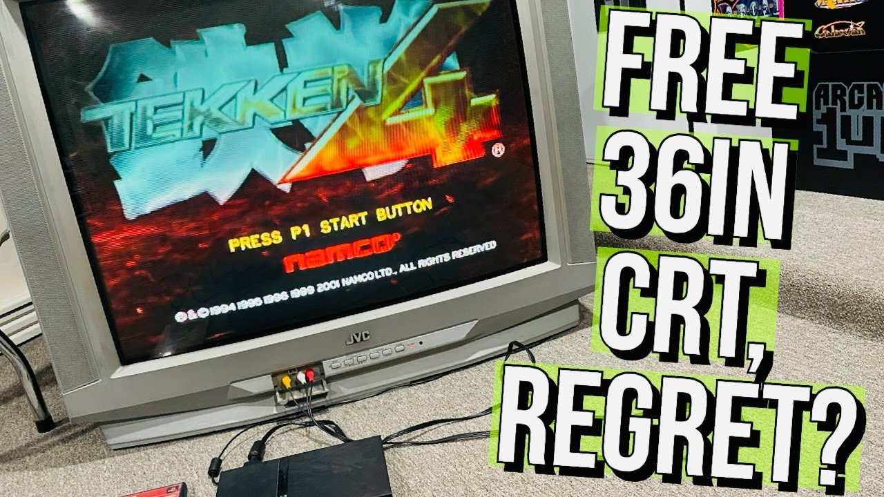 CRT Retro Gaming TV, JVC D Series 36in!