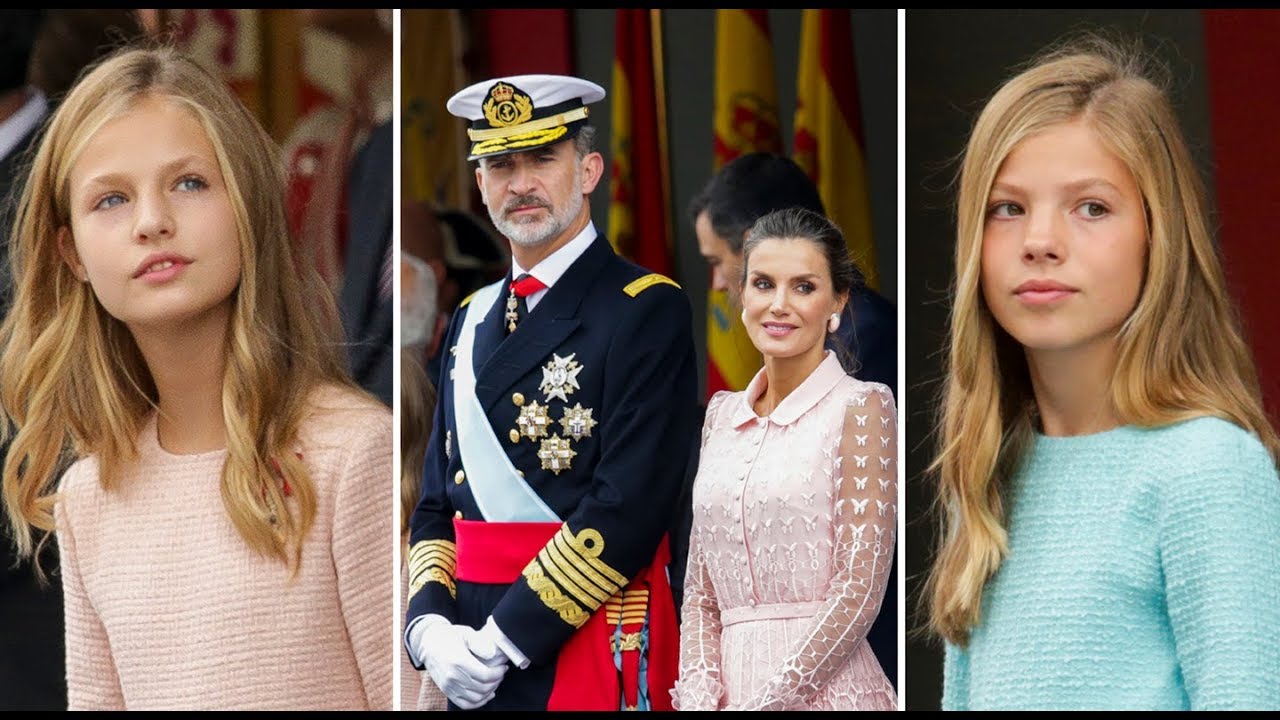 Leonor y Sofía aprueban con nota en el Día de la Hispanidad | Diez Minutos