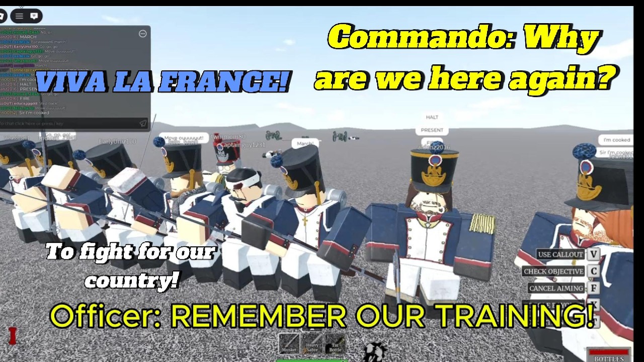 The French Fight In The Frontlines Guts and Black powder #roblox  #gutsandblackpowder