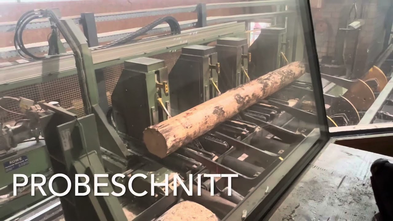 Bandsägen Rollenschleifen / Ing. Büro Gumplmayr / 1800 Tandem / mit Probeschnitt