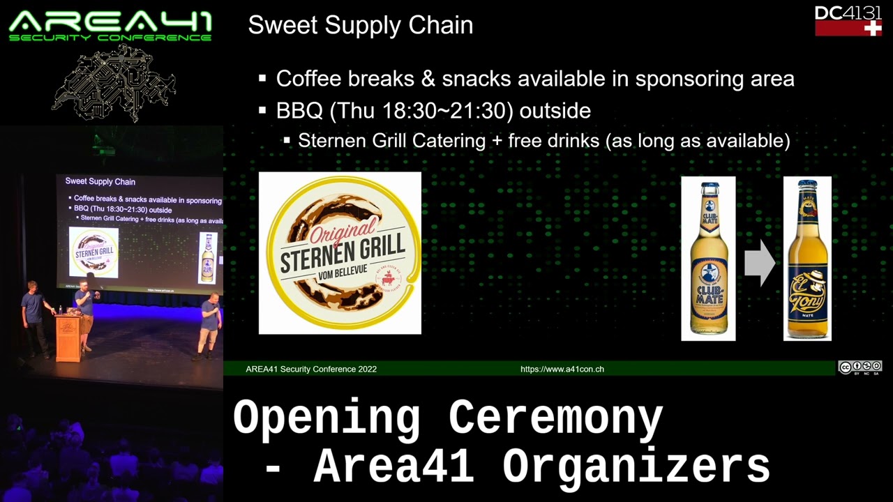 Opening Ceremony by Area41 Organizers