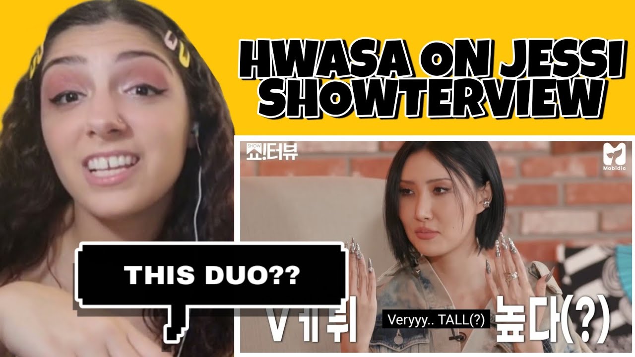 A witty interview with Mamamoo Hwasa and Jessi! 《Showterview with Jessi》EP.77 | REACTION