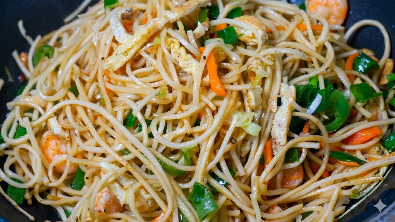 Prawn and Egg Noodles  | Prawn Noodles Recipe | Prawn and Egg Noodles Recipe |Prawn Egg Noodles