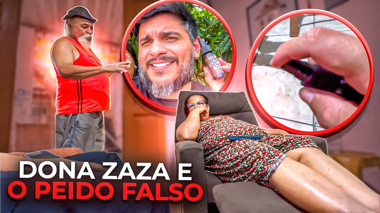 DONA ZAZA TÁ COM GASES E SOLTOU  O PEIDO FALSO NA FRENTE DO VOVÔ | LUIZ DO SOM