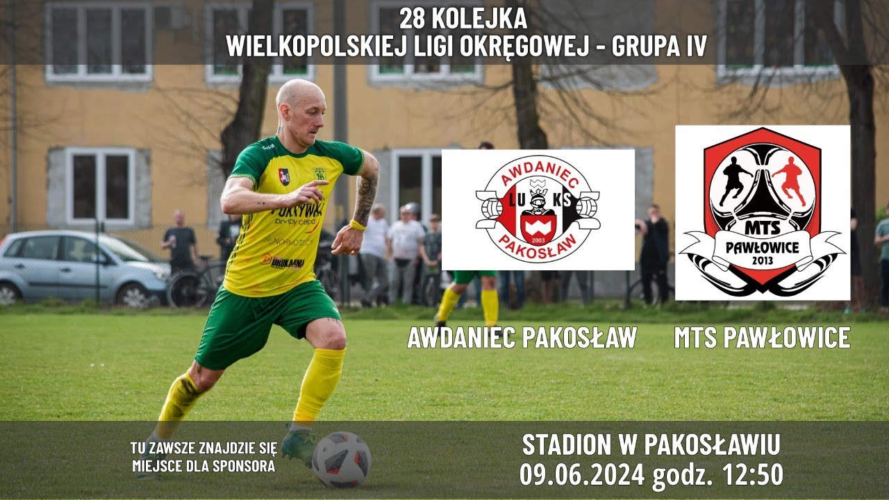 Awdaniec Pakosław vs MTS Pawłowice - 09/06/2024
