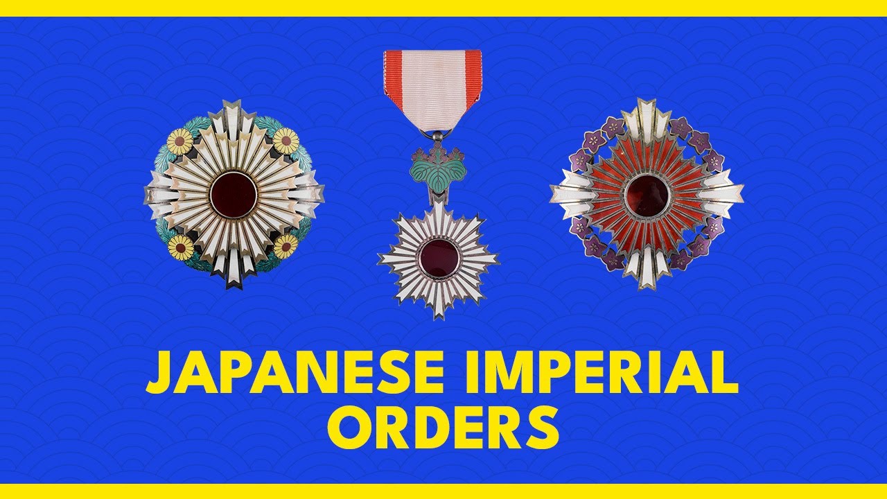 Japanese Imperial Orders & Medals - An Overview of the Japanese Honors System (Meiji to Today)